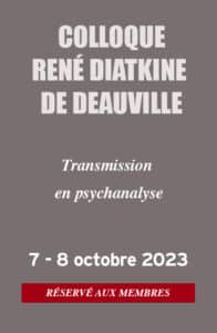 Colloque de Deauville René Diatkine