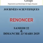 Colloque du IVème Groupe : « Renoncer »