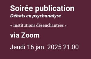 Soirée Publication du 16/01/2025