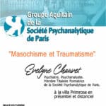 « Masochisme et traumatisme » le GASPP invite Évelyne Chauvet